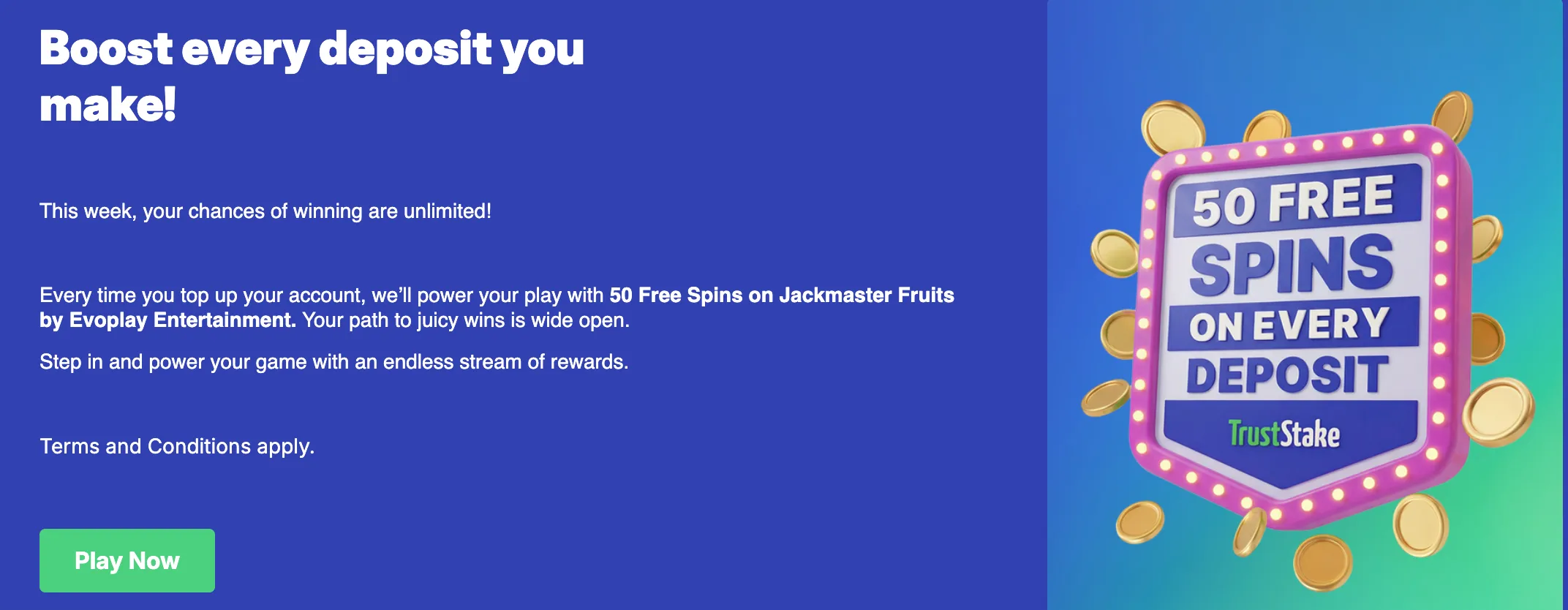 Trust Stake Casino promo code – Unlock exclusive rewards and free spins